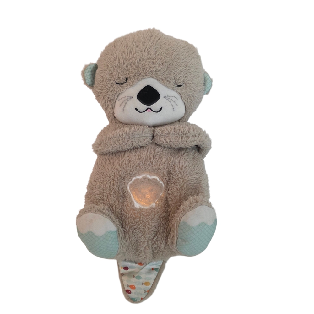 Fisher‎ Price Soothe N Snuggle Otter 10" Baby Toy Light Up Music Womb Sounds